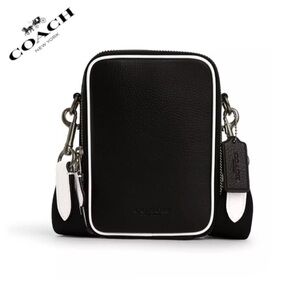 NWT COACH Stanton Crossbody Black‎ Unisex Leather
